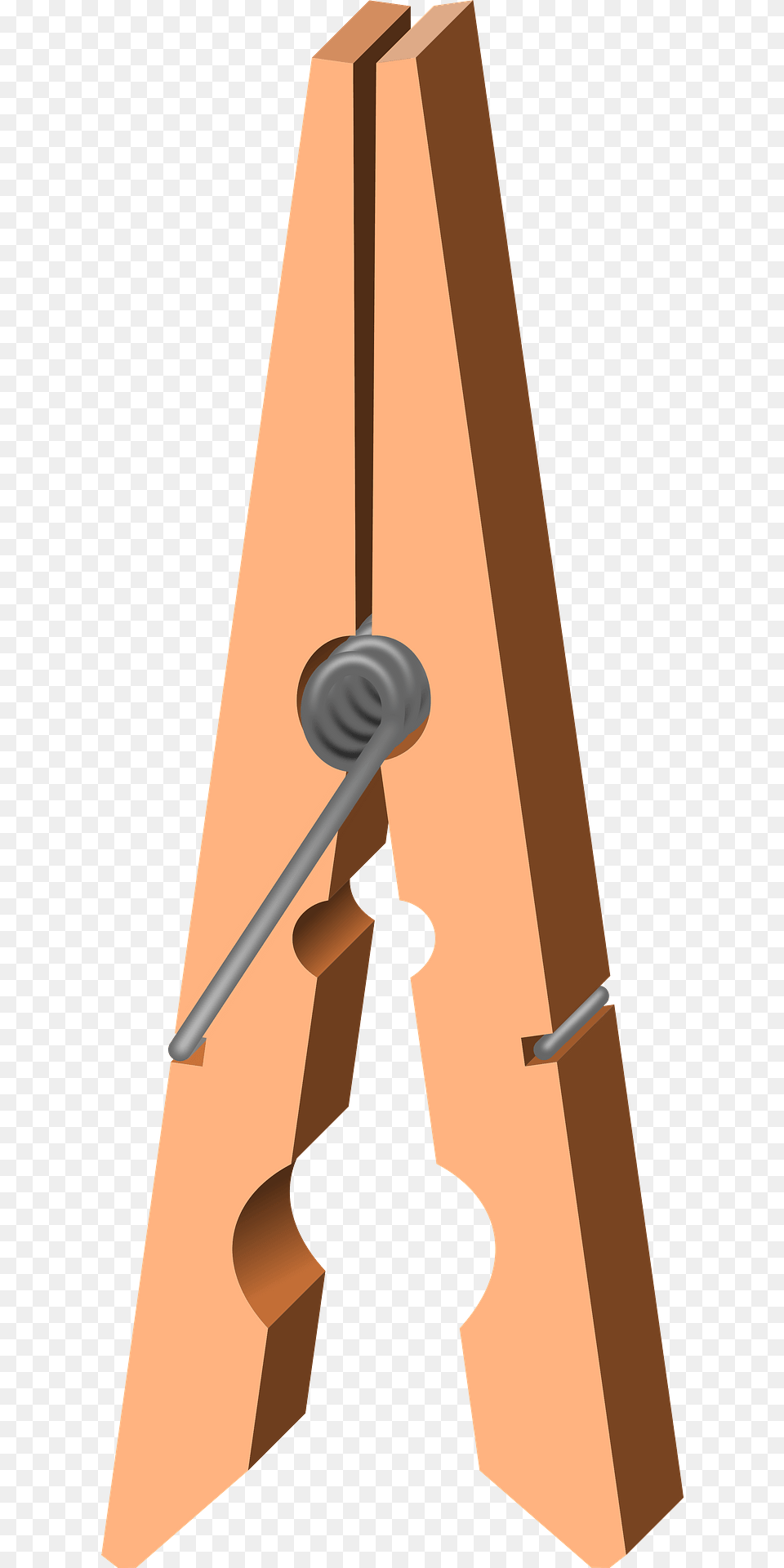 Clothes Peg Open Clipart, Wood, Plywood, Mace Club, Weapon Free Png Download