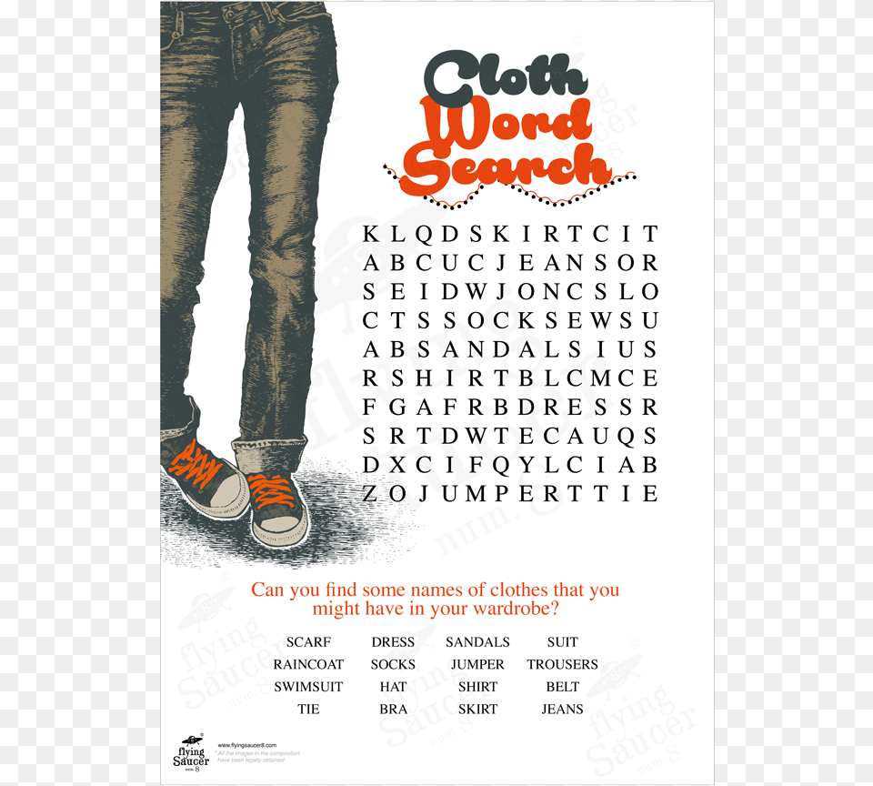 Clothes Word Search Word Search, Advertisement, Poster, Text, Person Free Png
