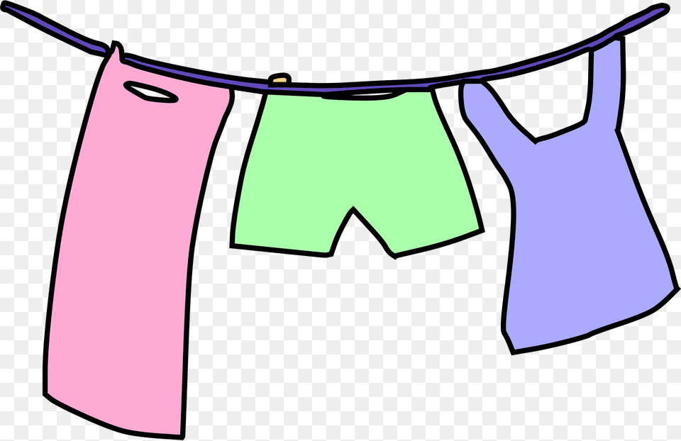 Clothesline Clipart, Clothing, Shorts, Bow, Weapon Free Png Download