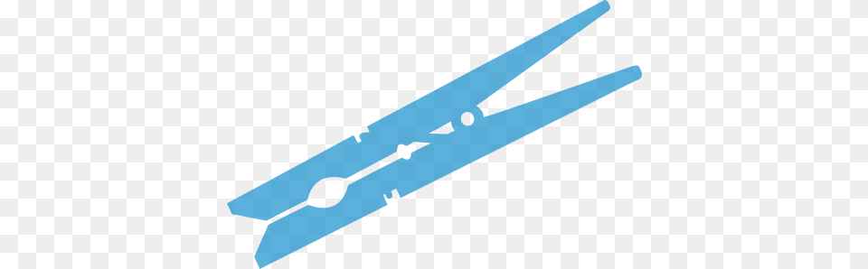 Clothespin Blue Clothespin, Blade, Weapon, Dagger, Knife Free Transparent Png