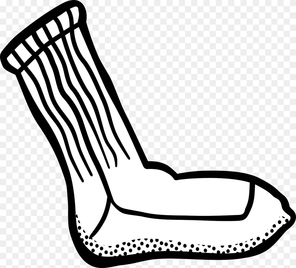 Clothing Clip Art Black And White Shoes Free Png
