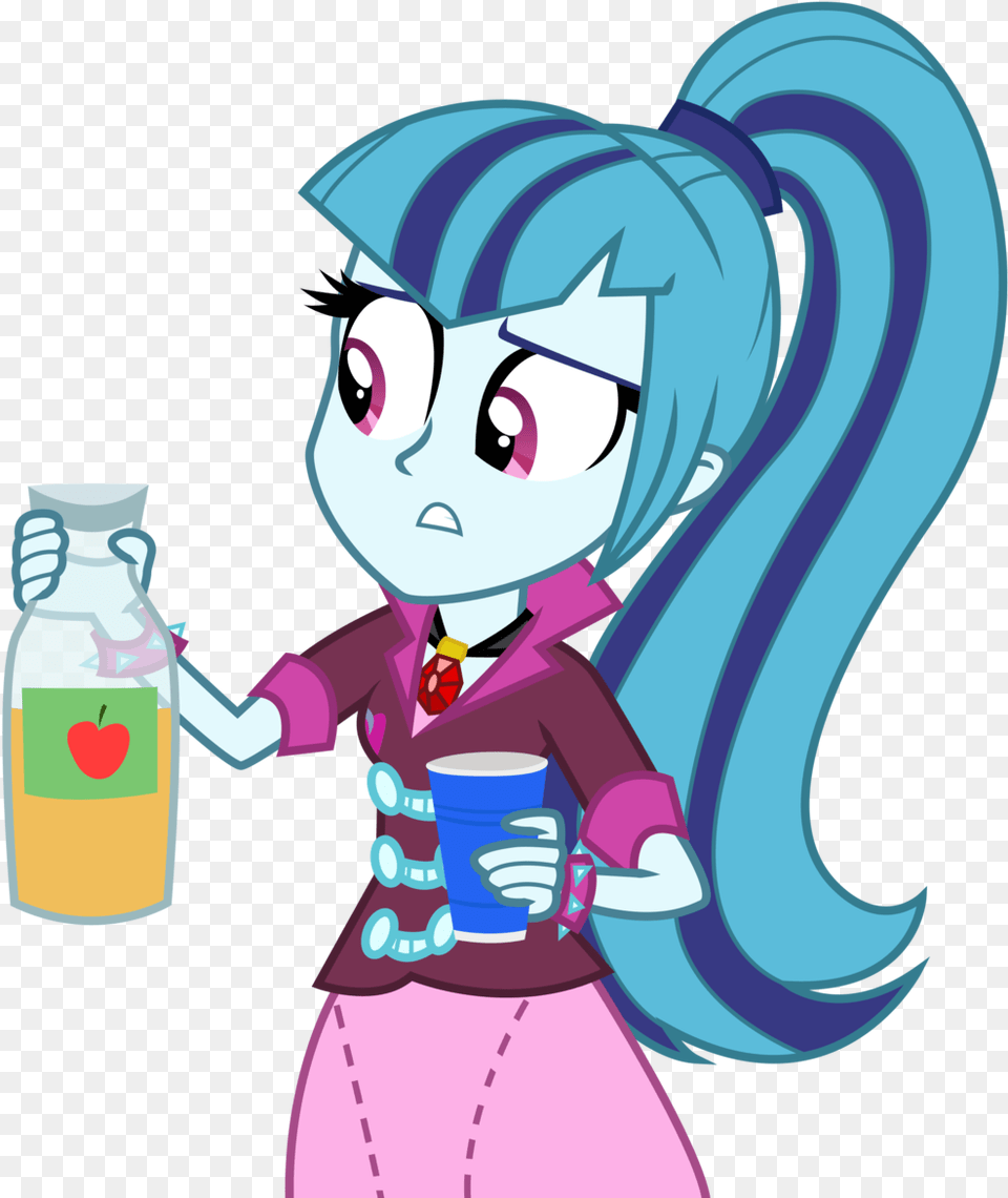 Clothing Clipart Juice Punch Grape Sonata Dusk Fruit Equestria Girl Sonata Dusk, Book, Comics, Publication, Baby Png Image