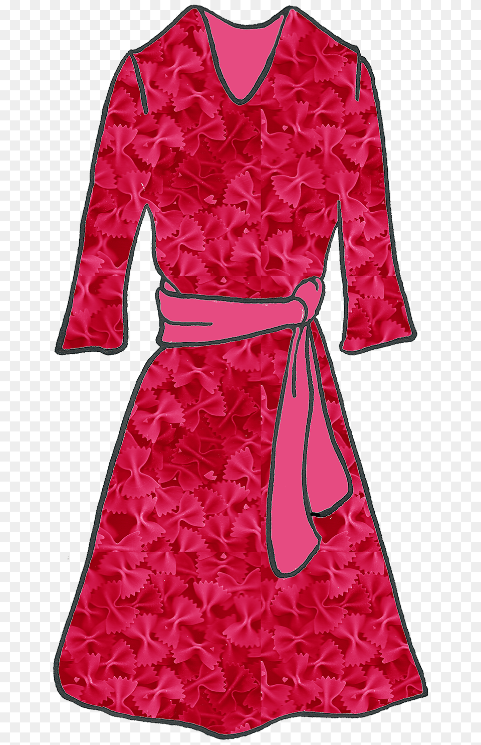Clothing Clipart Red Clothes Satin, Velvet, Sleeve, Dress, Fashion Free Png Download