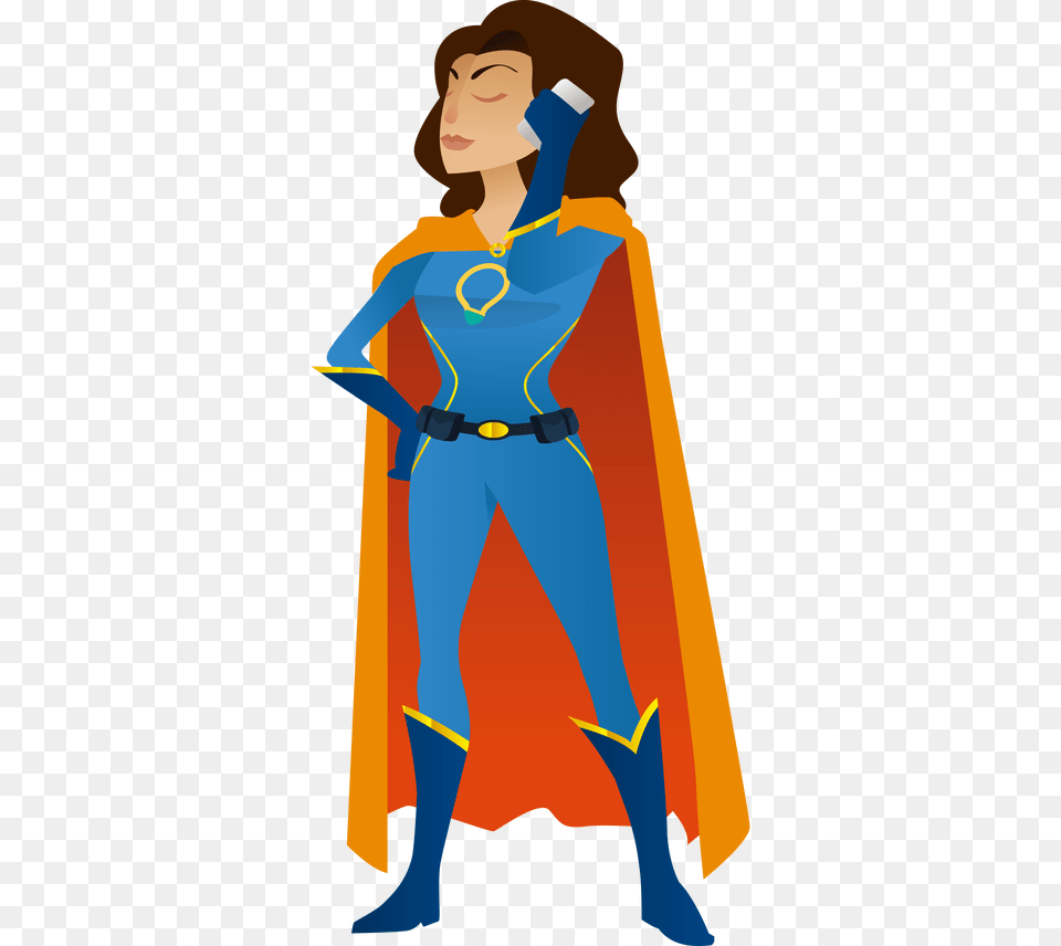 Clothing Clipart Superhero Power Girl Superman, Cape, Costume, Sleeve, Fashion Free Png Download