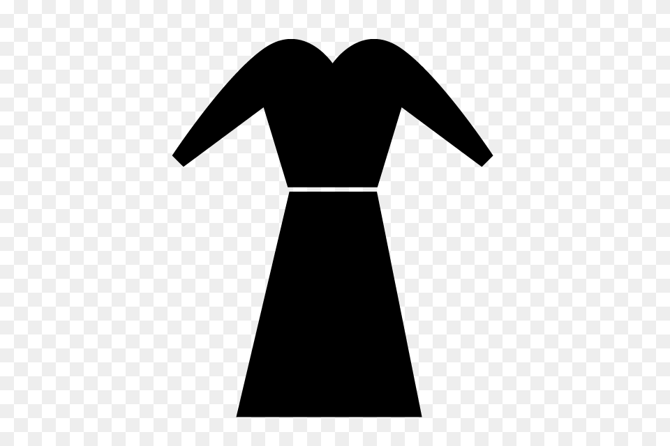 Clothing Dress Icon Clip Art Material, Gray Free Png