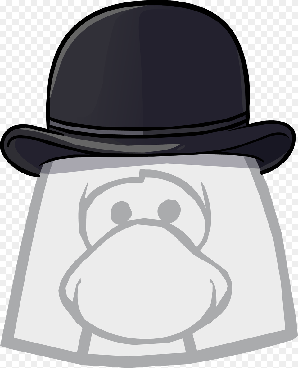 Clothing Icons 1800 Club Penguin Black Hat, Sun Hat, Jar Free Png Download