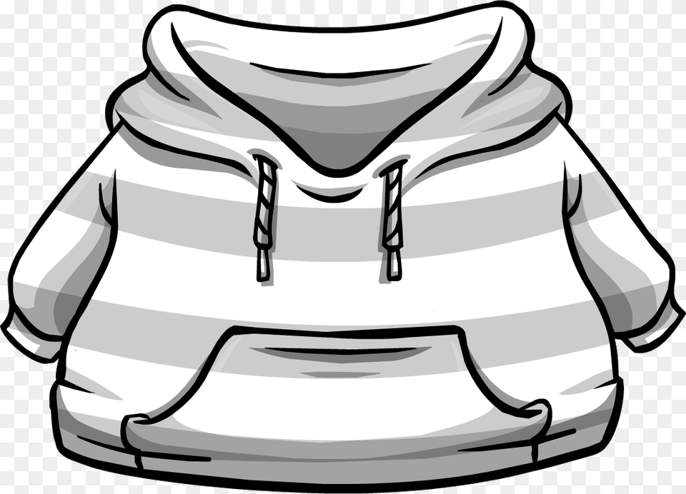 Clothing Icons 4588 Custom Hoodie White Hoodie Club Penguin, Hood, Knitwear, Sweater, Sweatshirt Free Png Download