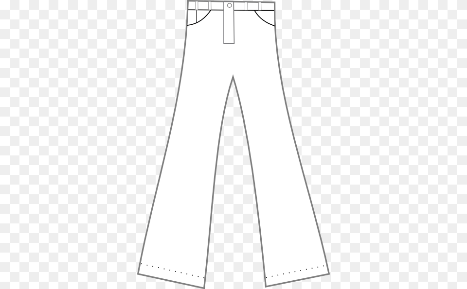 Clothing Pants Outline Clip Art, Jeans, Chart, Plot Free Png