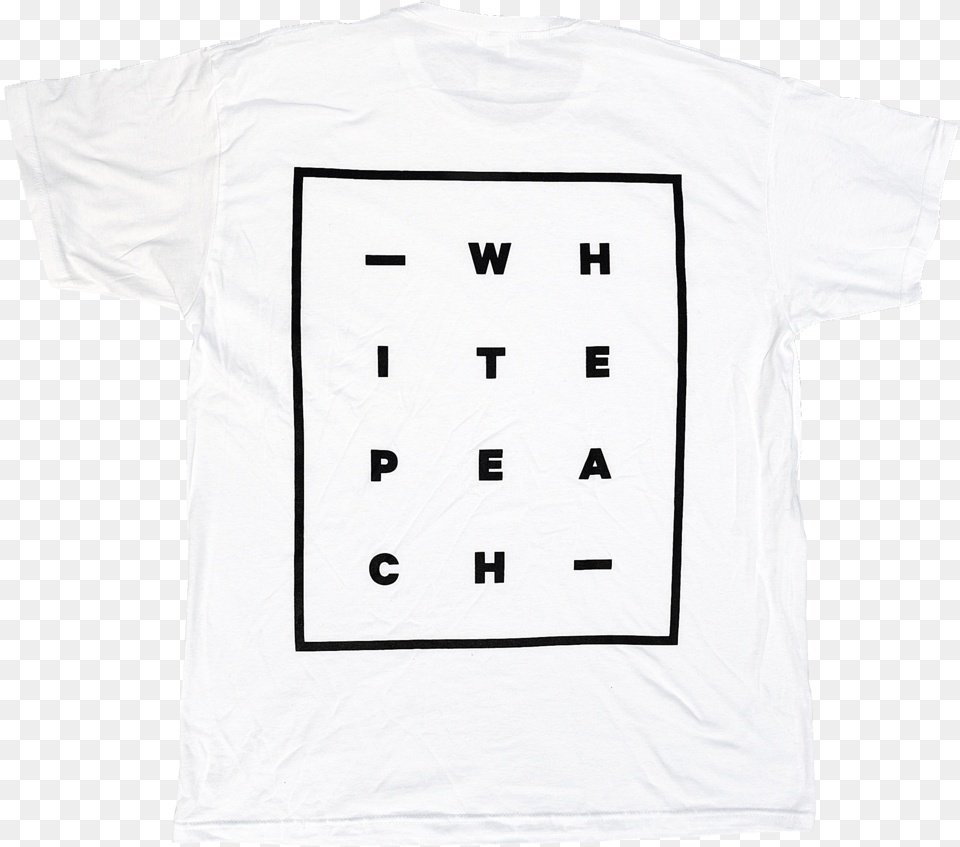 Clothing U2014 White Peach Records Black T Shirt, T-shirt Free Png