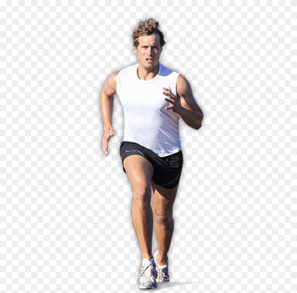 Clothingcycling Shortsrunningt Sportsphysical Fitnesstophuman Running Man, Clothing, Shorts, Adult, Male Free Png Download