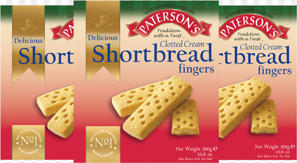 Clotted Cream Shortbread Paterson Paterson39s Clotted Cream Shortbread, Bread, Cracker, Food Png