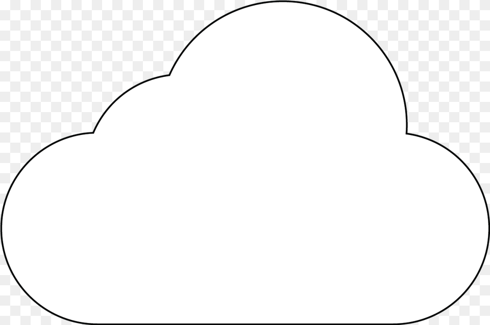 Cloud 107 Nature U2013 Printable Coloring Pages Nuage Dessin A Imprimer, Silhouette, Clothing, Hat, Astronomy Free Png Download