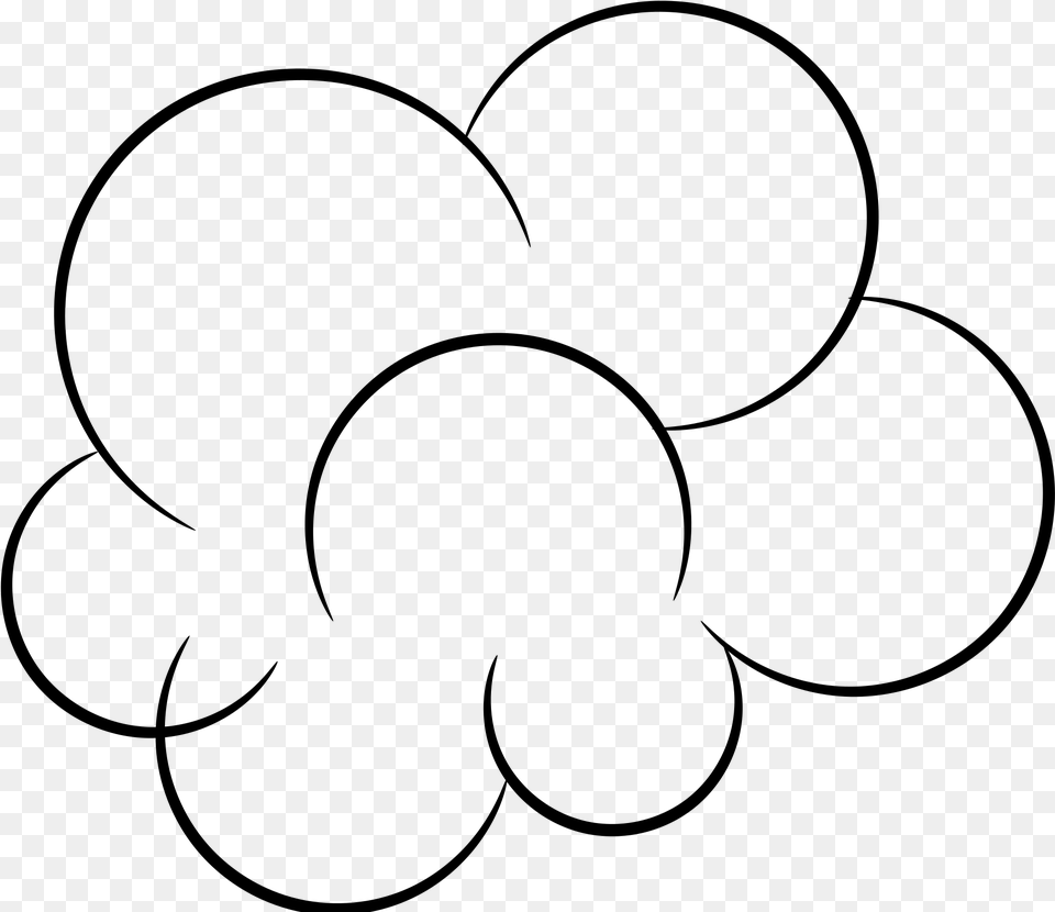 Cloud 2 Clip Arts Clip Art, Gray Free Png