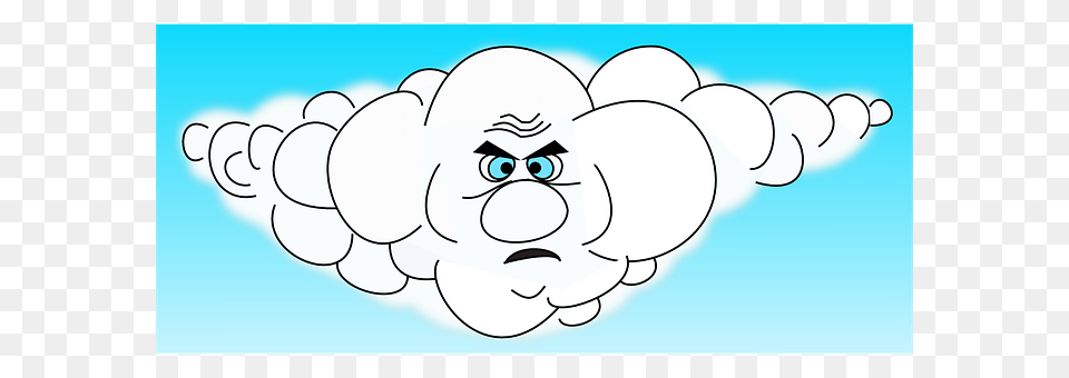 Cloud Face, Head, Person, Baby Png Image