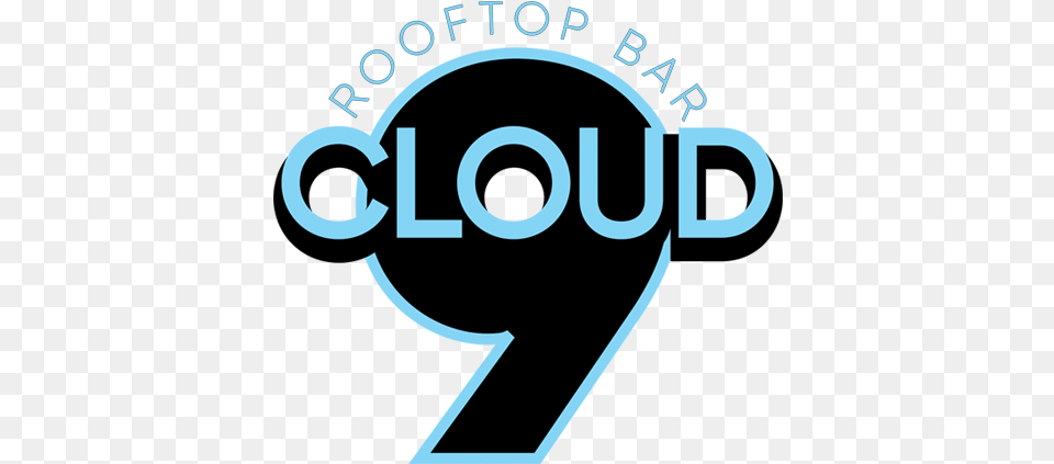 Cloud 9 Cloud 9 Cloud 9 Rooftop Bar Logo, Number, Symbol, Text, Gas Pump Free Png Download