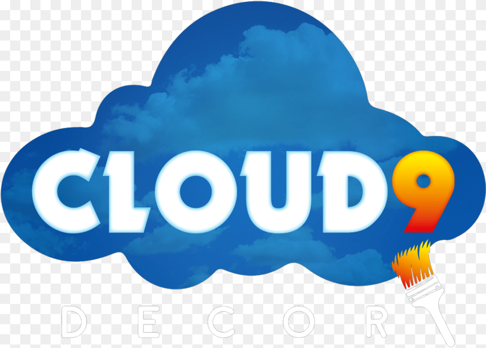 Cloud 9 Decor Painting And Decorating Peterborough Language, Brush, Device, Tool, Logo Free Png Download