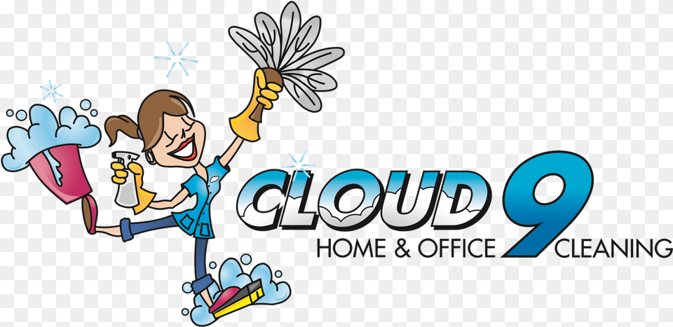 Cloud 9 Home U0026 Office Cleaning Assists Women Battling Cancer Woman Cartoon Fight Cloud, Animal, Bee, Insect, Invertebrate Free Png Download
