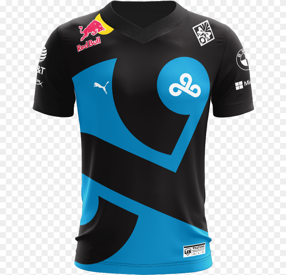 Cloud 9 League Of Legends Jersey, Clothing, Shirt, T-shirt Free Transparent Png