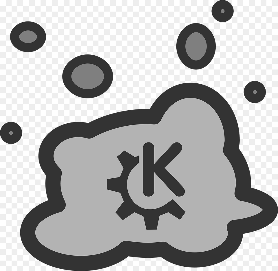 Cloud And Bubbles With Company Logo Clipart Kde Icon Svg Png Image