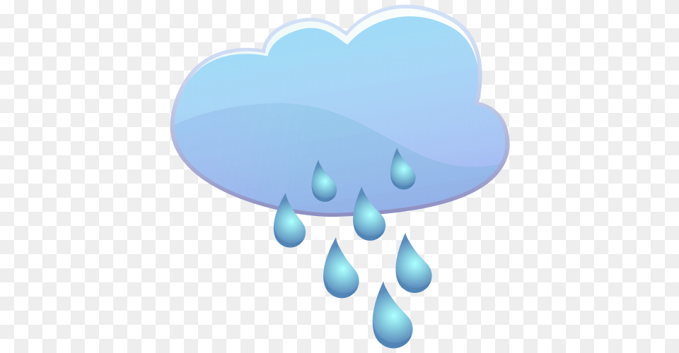 Cloud And Rain Drops Weather Icon Clip Art, Droplet, Ice, Outdoors, Nature Png Image