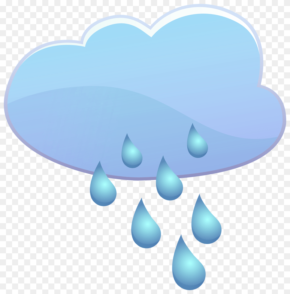 Cloud And Rain Drops Weather Icon Clip Art, Ice, Nature, Outdoors Free Png Download