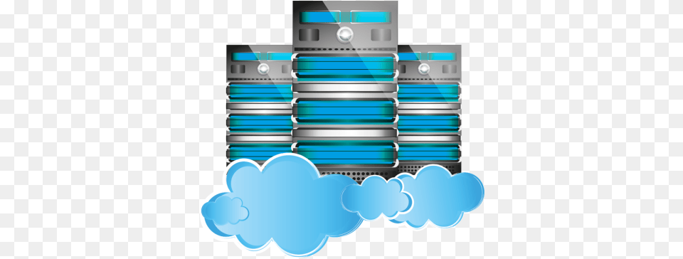 Cloud And Vectors For Dlpngcom Hosting Cloud Data Center, Computer, Electronics, Hardware, Server Png Image