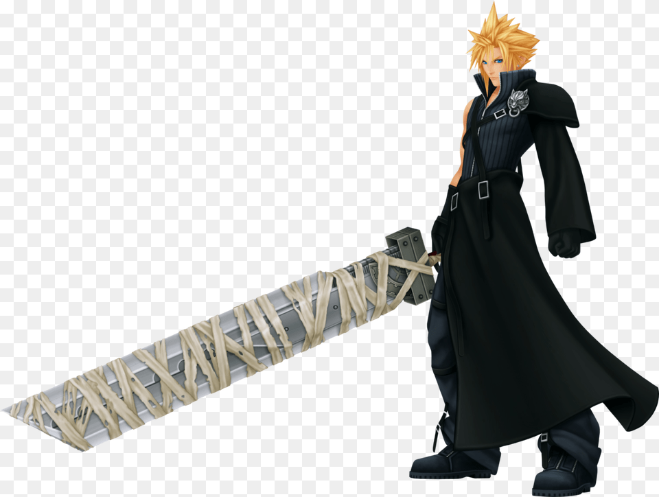 Cloud Anime With Big Sword, Adult, Female, Person, Woman Png