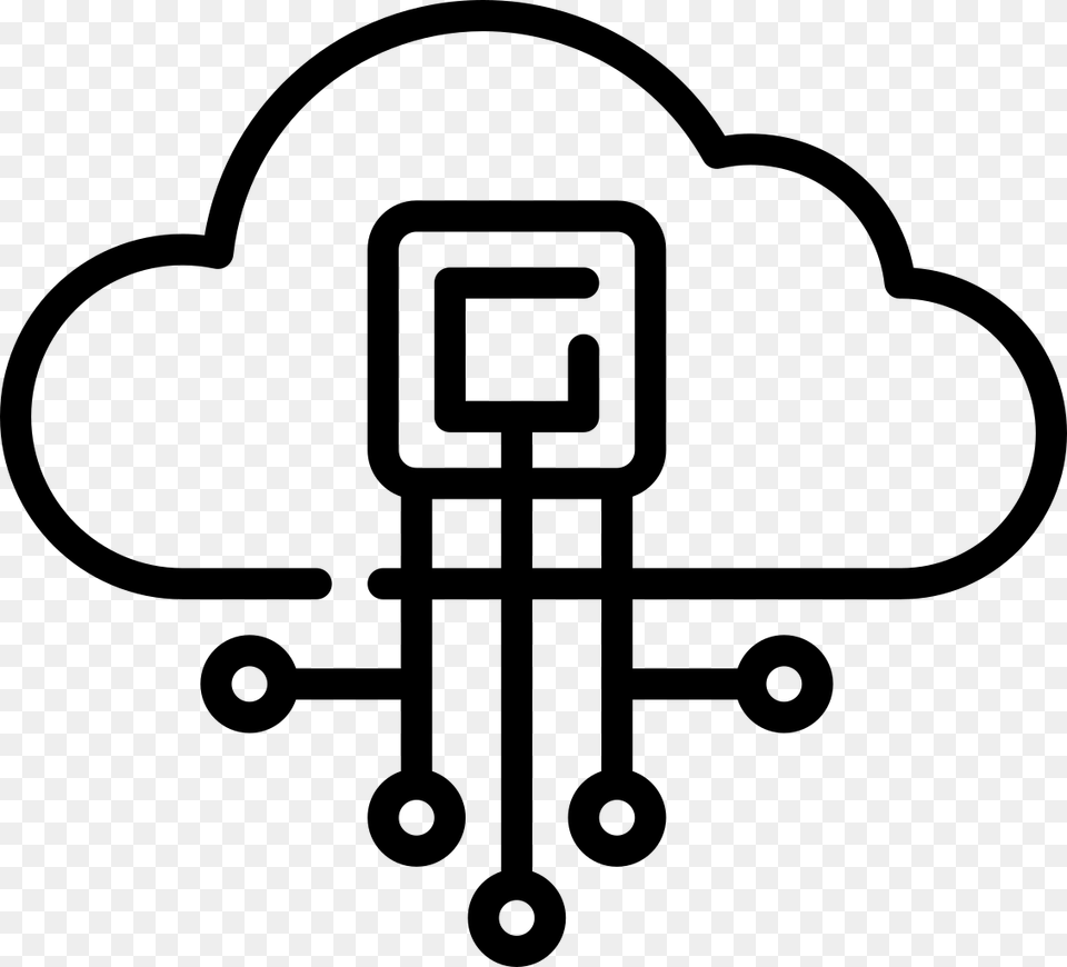 Cloud Application Icon, Gray Free Png Download