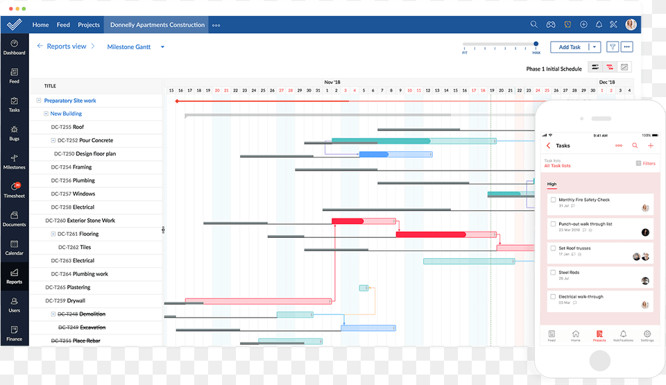 Cloud Based Project Management Software Software Gerenciamento De Projetos, Chart, Gantt Chart Free Png Download