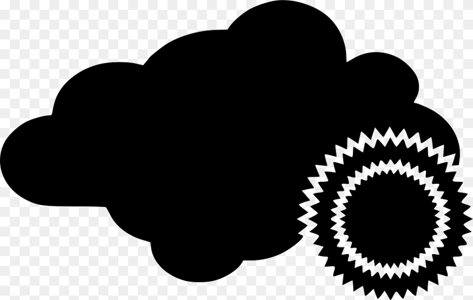 Cloud Black Vector Label Free Blank, Silhouette, Stencil, Animal, Bear Png