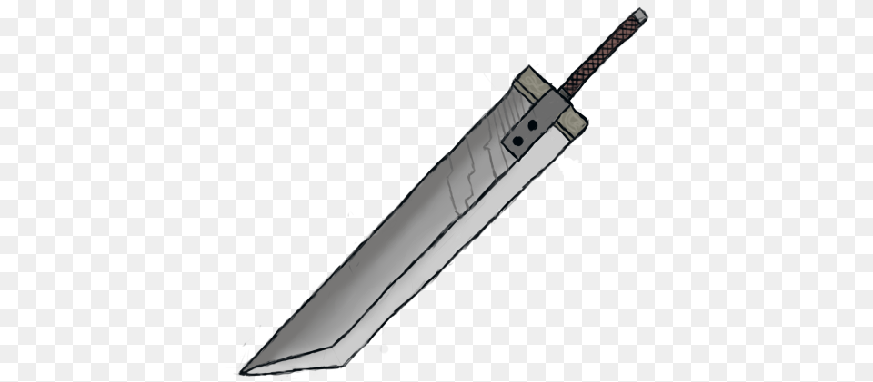 Cloud Buster Sword 8 Image Clouds Sword Clip Art, Weapon, Blade, Dagger, Knife Free Transparent Png