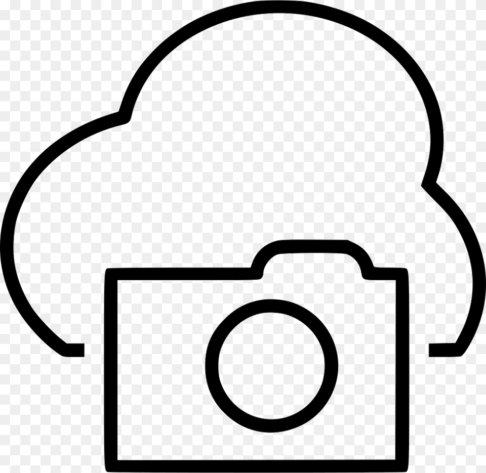 Cloud Camera Photo Photography Pictur Comments Icon, Stencil, Electronics Free Transparent Png