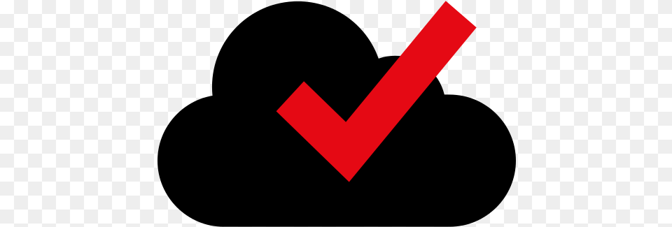 Cloud Check Mark Icon Repo Icons Heart, Logo, Dynamite, Weapon Png Image