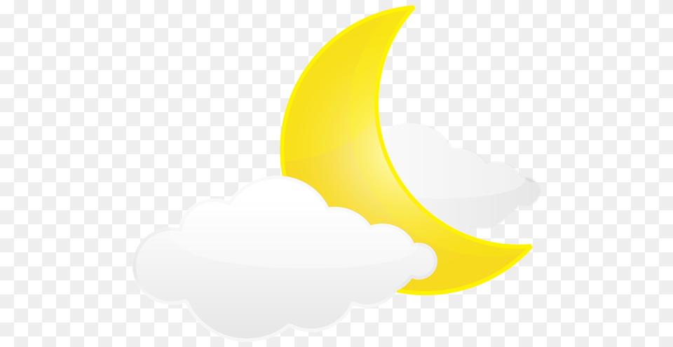 Cloud Clipart 3 Moon On Clouds, Astronomy, Nature, Night, Outdoors Png Image