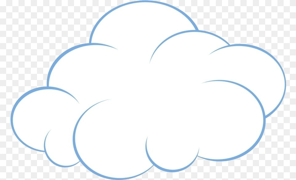Cloud Clipart Black And White Art Clip Cartoon Animation Cute Cloud Clipart, Light, Astronomy, Moon, Nature Png Image