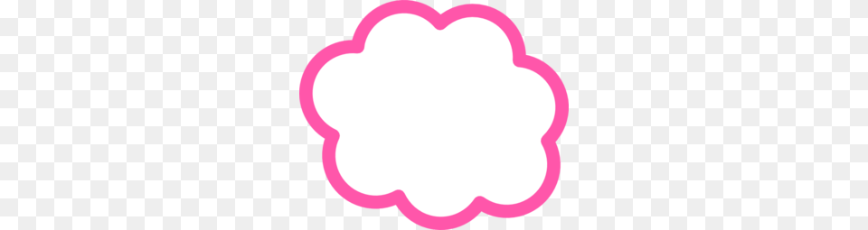 Cloud Clipart Colorful Cloud, Flower, Petal, Plant, Sticker Png Image