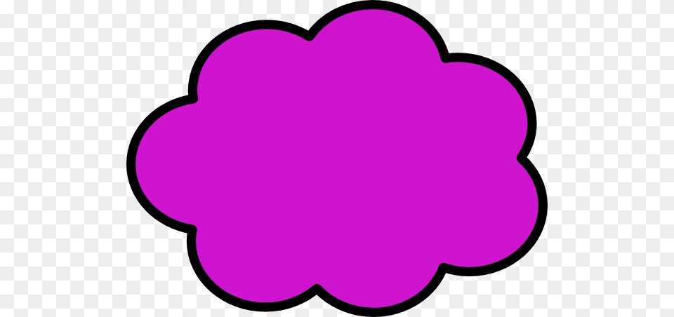 Cloud Clipart Comic, Purple Free Png Download