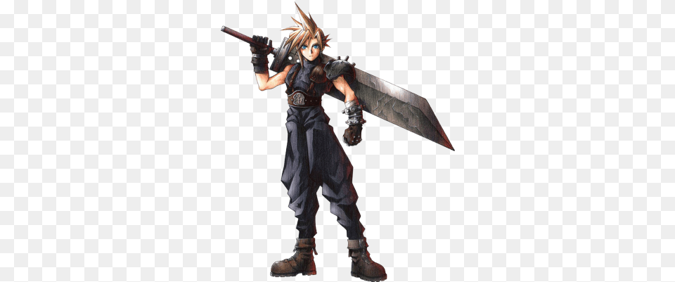 Cloud Cloud Ff7 Artwork, Clothing, Costume, Person, Book Png