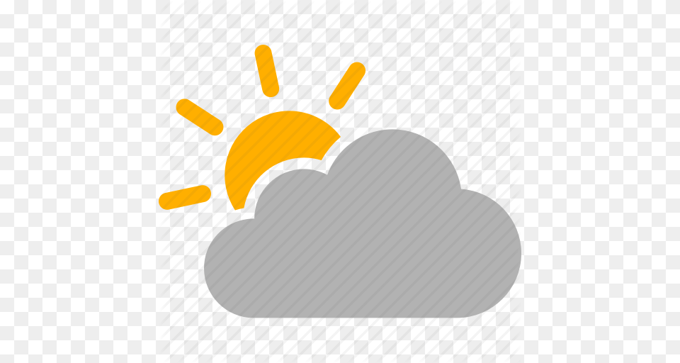 Cloud Cloudy Mostly Partly Sun Sunny Weather Icon, Cream, Dessert, Food, Ice Cream Free Png
