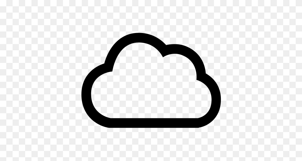 Cloud Cloudy Network Weather Icon, Gray Free Transparent Png