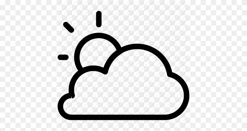 Cloud Cloudy Sky Sun Weather Icon, Clothing, Hat, Cushion, Home Decor Png Image