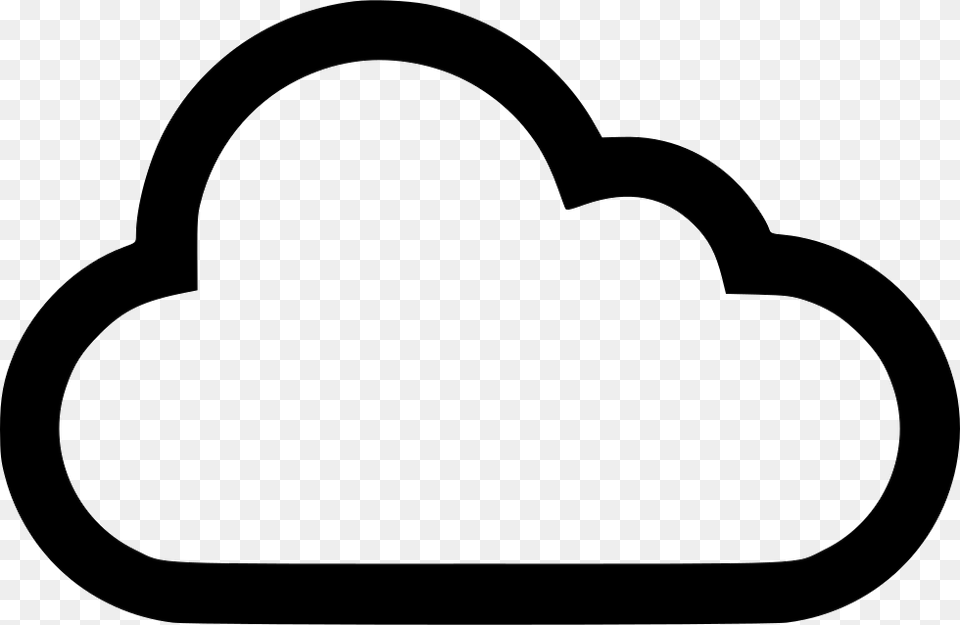 Cloud Cloudy Weather Outdoor Outside Vector Icon Cloud, Stencil Png Image