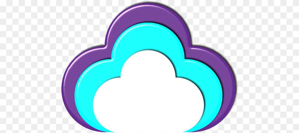 Cloud Colorful Icons Icon, Purple Free Png Download