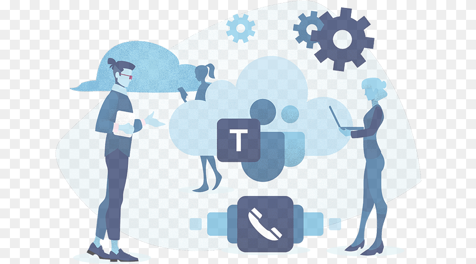 Cloud Communications For The Modern Workplace Loopup Sharing, Person, Adult, Woman, Female Free Png