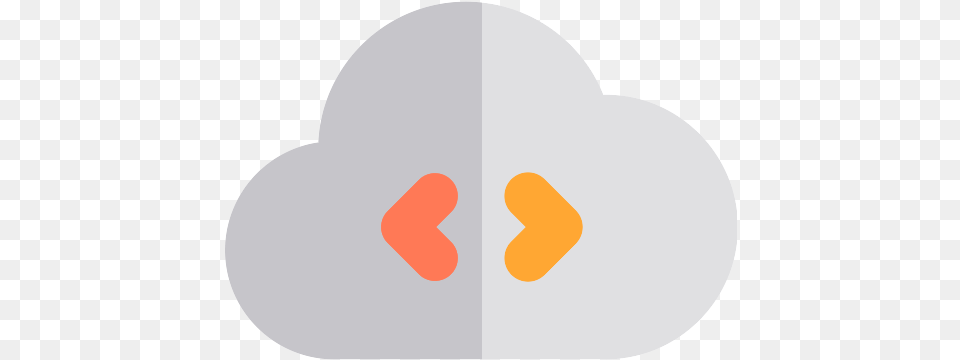 Cloud Computing Coding Icon Illustration, Logo Free Png
