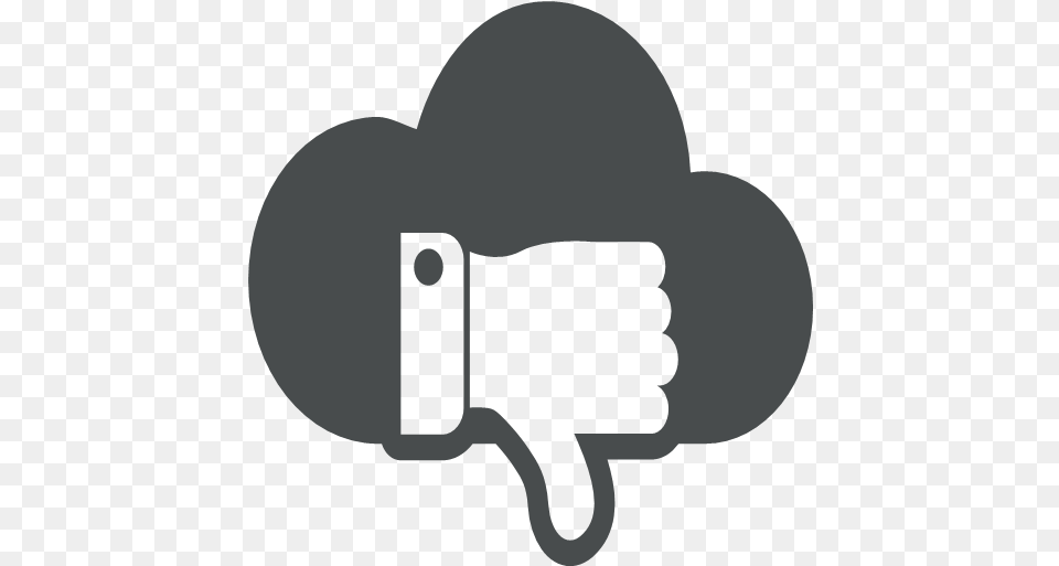 Cloud Computing Down Thumb Unlike Icon Cloud Computing, Light, Electronics, Person Free Transparent Png