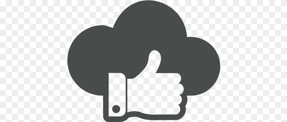 Cloud Computing Like Thumb Up Icon Thumbs Up Cloud Icon, Light, Body Part, Hand, Person Free Png Download