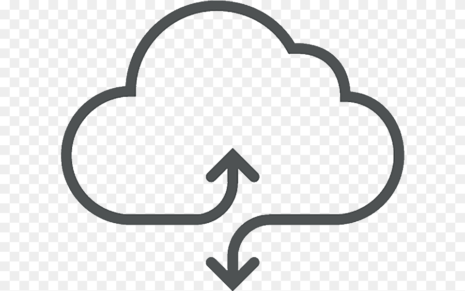 Cloud Computing Logo, Electronics, Hardware, Silhouette, Symbol Png Image