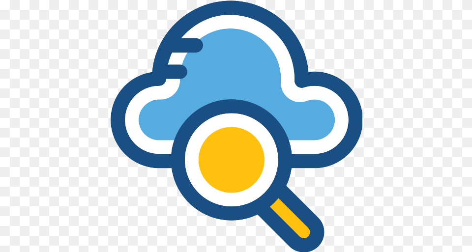 Cloud Computing Magnifying Glass Vector Cloud With Magnifying Glass, Toy Free Transparent Png