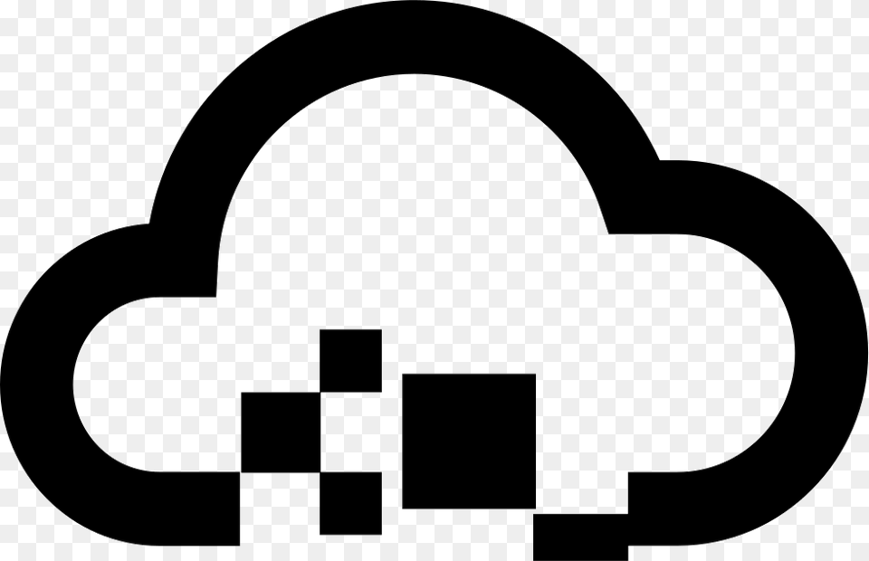Cloud Computing Management Comments Cloud Computing Icon, Stencil Free Png Download